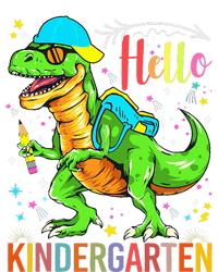 Hello Kindergarten Back To School Dinosaur Design. Women's Racerback Cropped Tank