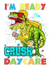 I'm Ready To Crush Daycare Back To School Dinosaur Womens Cotton Relaxed Long Sleeve T-Shirt