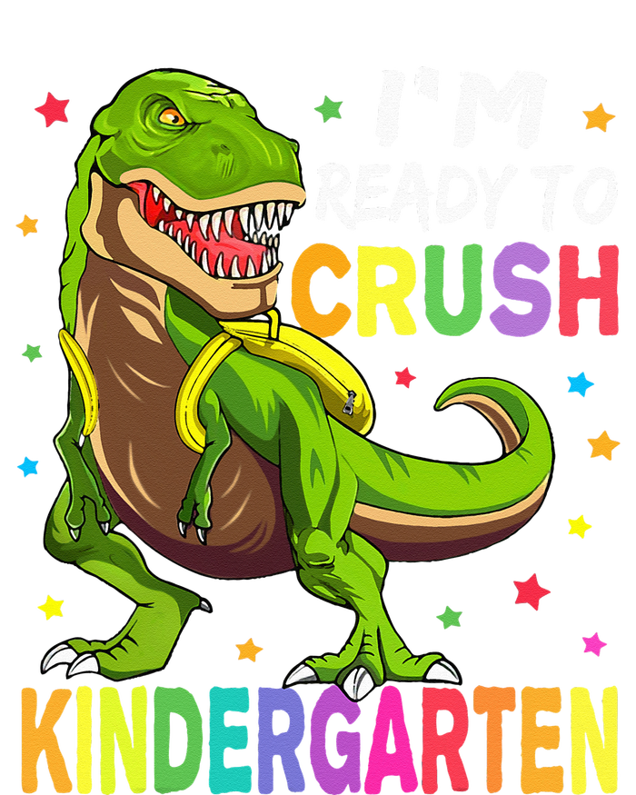 I'm Ready To Crush Kindergarten Back To School Dinosaur Women's Fleece Hoodie