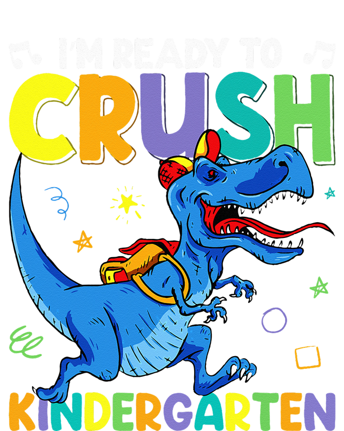 Back To School Dino I'm Ready To Crush Kindergarten Dinosaur T-Shirt