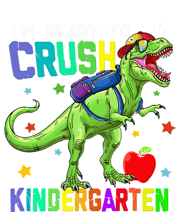 back to school dinosaur im ready to crush kindergarten T-Shirt