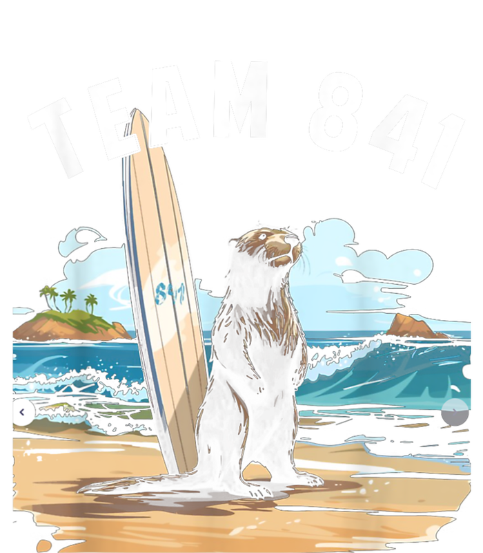 Surfing Otter 841 Otter My Way California Sea Otter T-Shirt