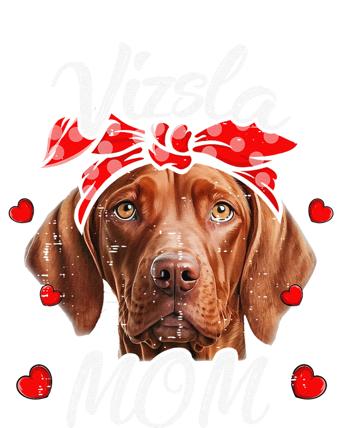 Vizsla Dog Mom Vizsla Mom Puppy Funny Mothers Day T-Shirt