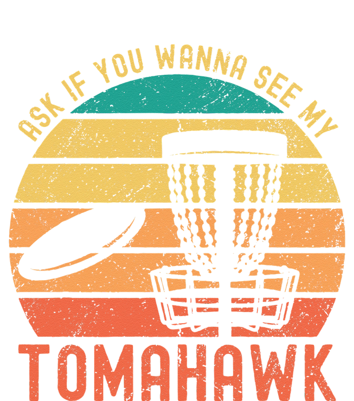 Funny Disc Golf Sport See My Tomahawk Retro Frissbee Golf T-Shirt