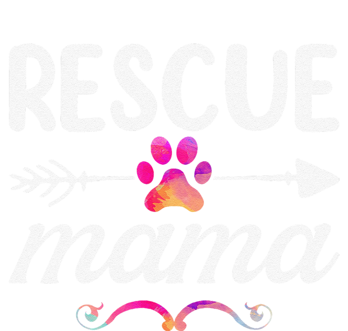 Rescue Mama Pet Lovers  Mothers Day Dog Mom T-Shirt