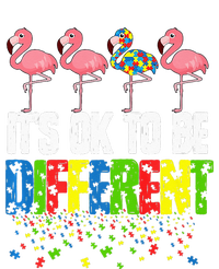 Autism Awareness Day Flamingo Gift It's Ok To Be Different T-Shirt