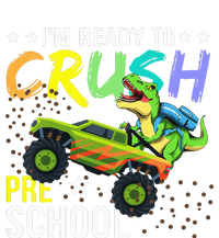 I'm Ready to Crush Kindergarten Dinosaur Back to School Striped Beanie with Solid Band