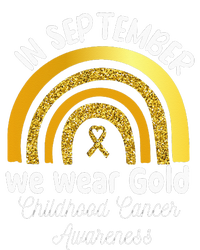 In September We Wear Gold Rainbow Childhood Cancer T-Shirt