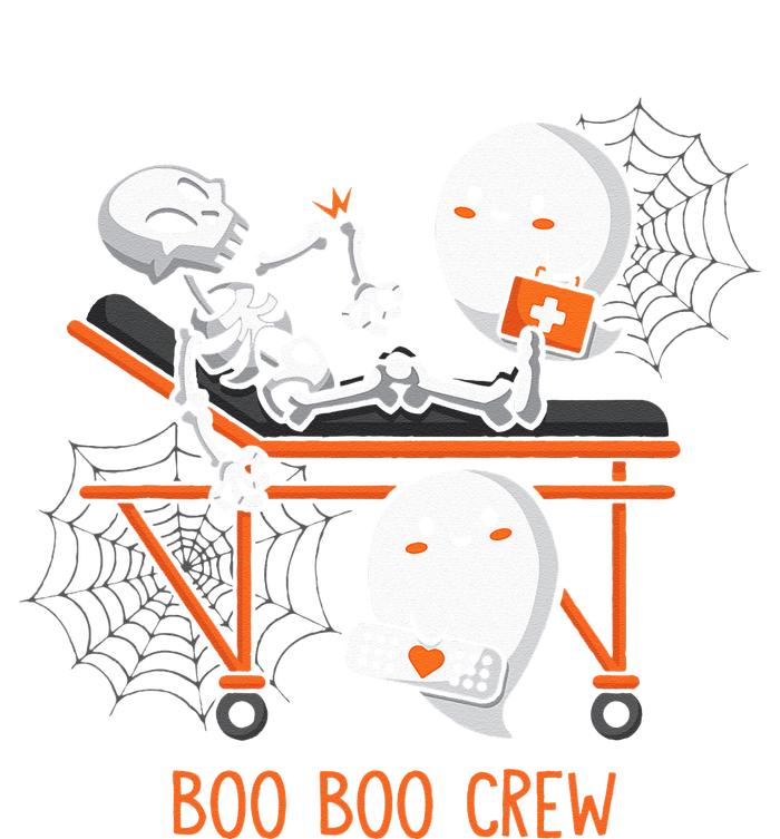 Boo Boo Crew Ghost Doctor Paramedic EMT Nurse Halloween Women's Fleece Hoodie