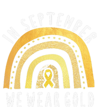 Childhood Cancer Awareness Rainbow In September We Wear Gold Premium T-Shirt