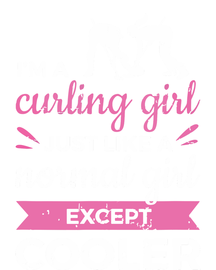 Im A Curling Girl Gift Ice Curling Sport Quote Curling Cool Comfort Performance Bucket Hat