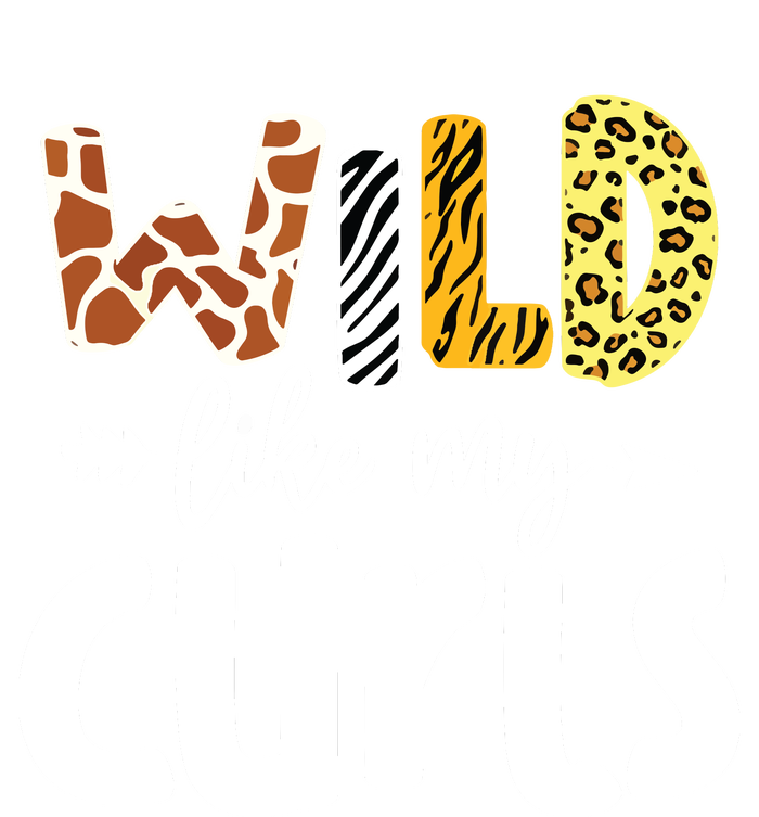 Girls Wild Like My Curls Funny Curly Hair Leopard Grommeted Golf Towel