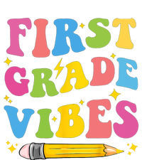 First Grade Vibes Back To School 1st Grade Women's V-Neck T-Shirt