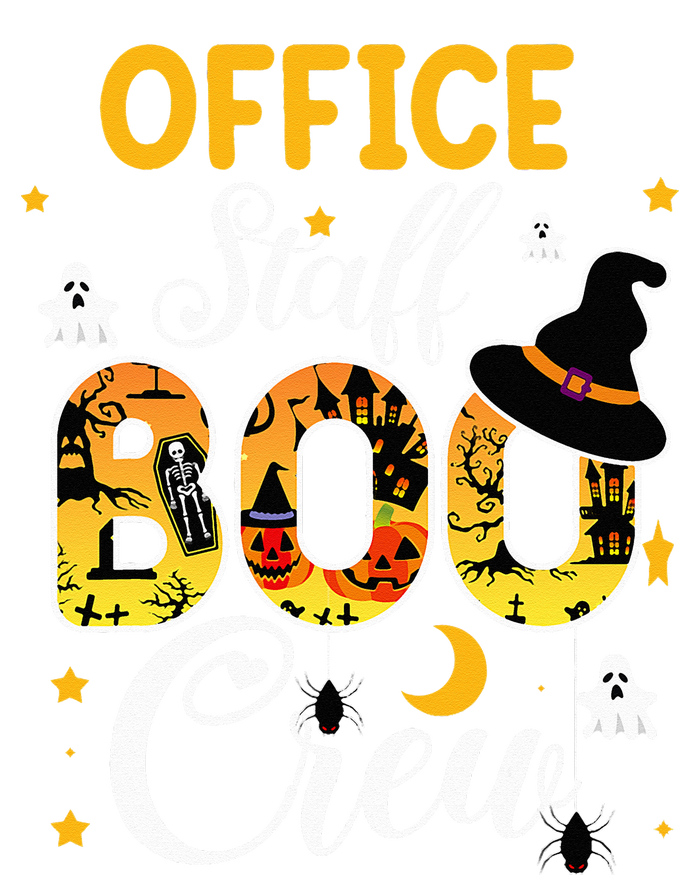 Office Staff Boo Crew Funny Halloween Matching Costume Dry Zone Grid Polo