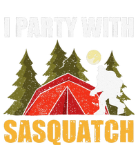 I Party With Sasquatch Halloween Bigfoot Camping Camper Gift Tank Top