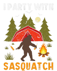 I Party With Sasquatch Halloween Bigfoot Camping Camper Tote Bag