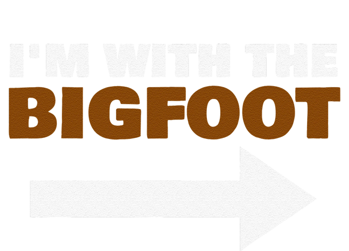 Im With The Bigfoot Fun Matching Halloween Couple Costume Tall Hoodie