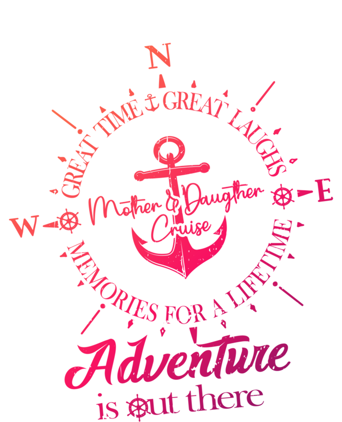 Adventure Is Out There Compass For Mother Daughter Cruise Cute Gift Tie-Dye T-Shirt