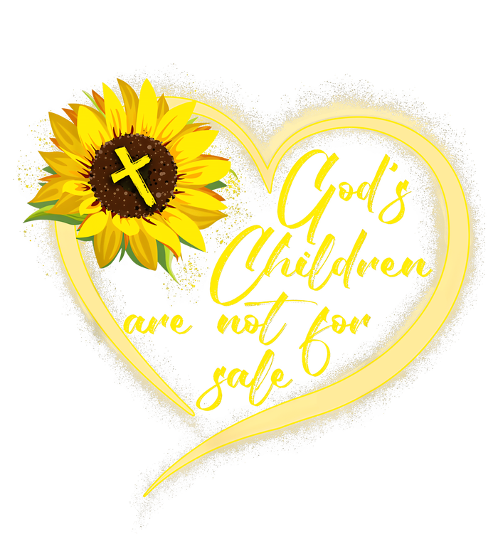 Sunflower Gods Children Are Not For Sale Fun Gods Children T-Shirt