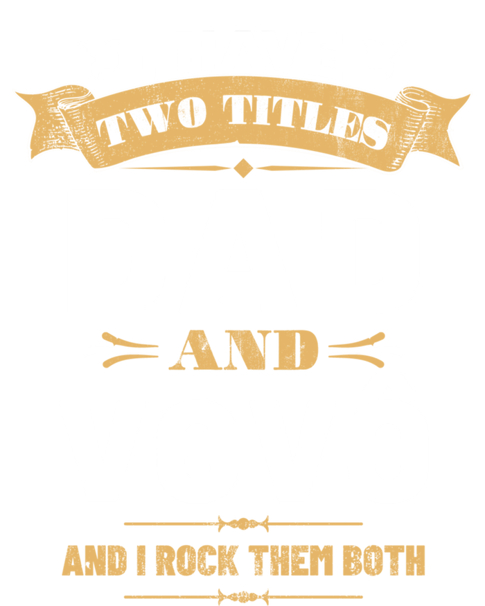 I Have Two Titles Dad Vovo Vintage Fathers Day Grandpa Cute Gift Premium T-Shirt