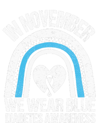 In November We Wear Blue Ribbon Diabetes Awareness Kids Hoodie