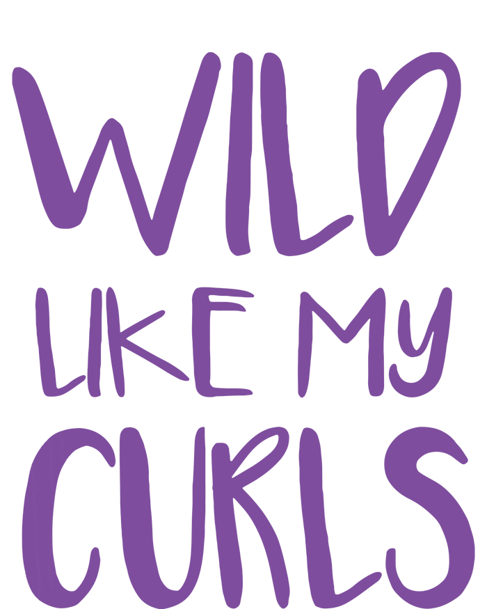 Wild Like My Curls Cute Curly Hair Design Long Sleeve Shirt