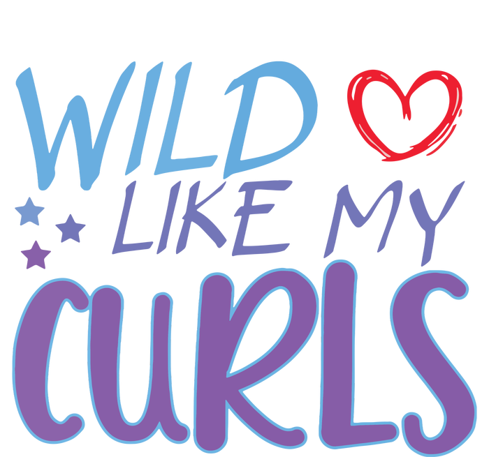 Wild Like My Curls Funny Curly Haired Girl Pajama Set