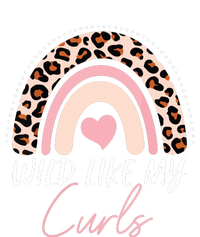 Wild Like My Curls Girls Funny Curly Hair Rainbow Long Sleeve Shirt