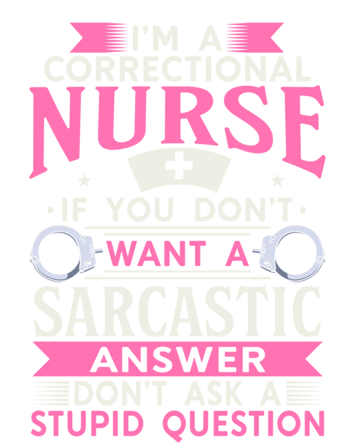 Correction Officer Medical Nursing Im A Correctional Nurse Cute Gift Ladies Essential Flowy Tank