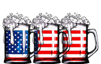 Beer American Flag 4th of July  Merica USA Drinking T-Shirt