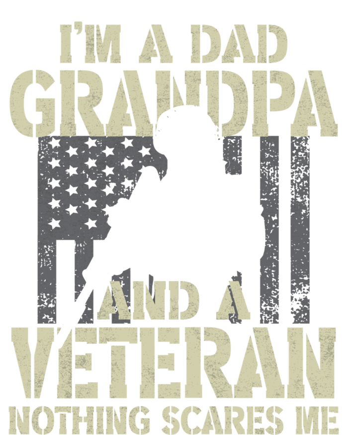 Im A Dad Grandpa And Veteran Fathers Day Funny Military Gift Tie-Dye Long Sleeve Shirt