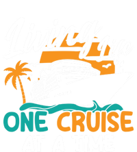 Cruise Ship Living Life One Cruise At A Time Funny Cool Gift Short Acrylic Beanie