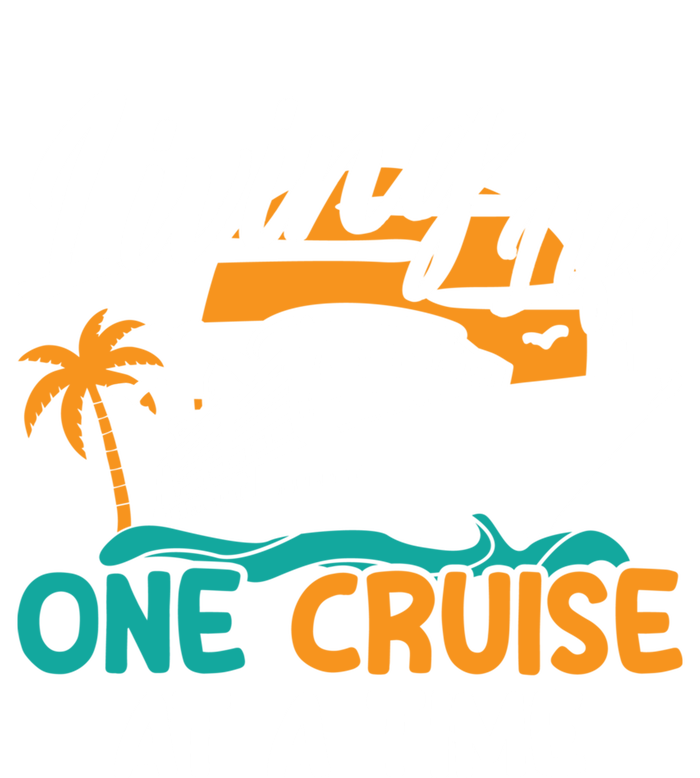 Cruise Ship Living Life One Cruise At A Time Funny Cool Gift Short Acrylic Beanie