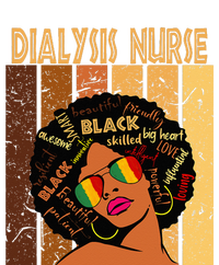 Dialysis Nurse Afro African American Black History Month Pom Pom 12in Knit Beanie