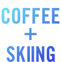 Coffee + Skiing For Skier Gift Kids Hoodie