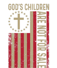 Gods Children Are Not For Sale Cross Christian (Double Side) Poster