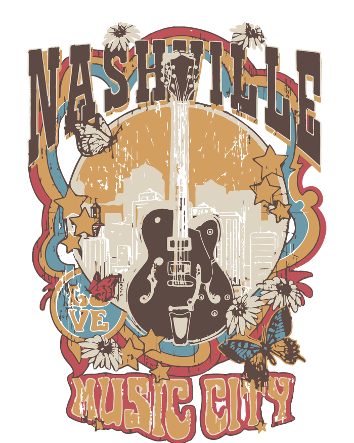 Nashville Music City Tennessee Tee Vintage T-Shirt