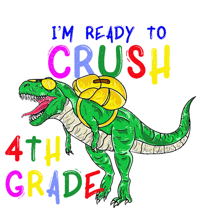 Ready to Crush 4th Grade Dinosaur Back to School Mousepad