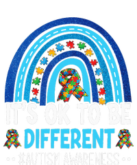 It's OK To Be Different Autism Awareness month Rainbow Mom T-Shirt