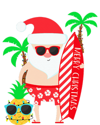 christmas in july party costume clothing santa surfing Pajama Set