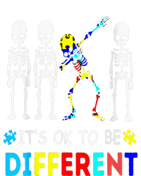 Autism Awareness Dabbing Skeleton It's Ok To Be Different Performance Sprint T-Shirt