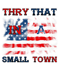 Vintage Try That In My Town American Flag For Women Men Womens Funnel Neck Pullover Hood