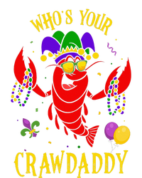 Whos Your Crawdaddy Crawfish Jester Beads Funny Mardi Gras T-Shirt