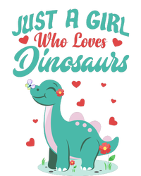 JUST A GIRL WHO LOVES DINOSAURS Ladies Essential Flowy Tank