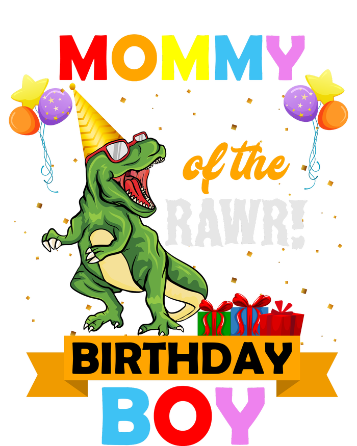 MOMMY OF THE RAWR BIRTHDAY BOY Tie-Dye T-Shirt