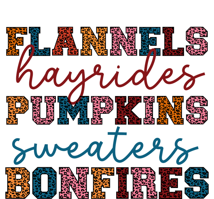 Flannels Hayrides Pumpkins Sweaters Bonfi Women's Racerback Cropped Tank