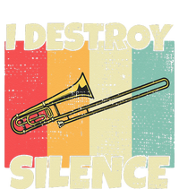 Funny Trombone Instrument I Destroy Silence For Trombone Tank Top