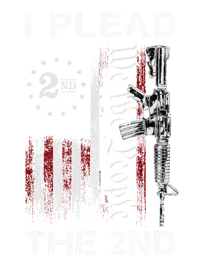 I Plead The 2nd We The People USA Flag AR 15 Rifle Full Zip Hoodie