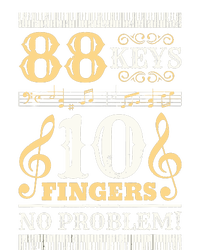 88 Keys 10 Fingers Piano Lover Players Funny Musical Pianist Tie Dye Hoodie