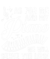 As For Me And My Piano We Will Serve The Lord Pianist 25L Jumbo Tote